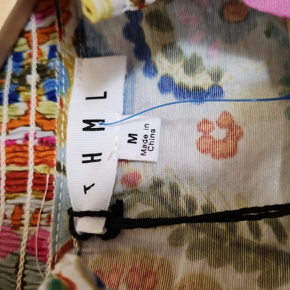 THML (Anthropologie brand) Womens Top Size M Spring Summer - Picture 6 of 11